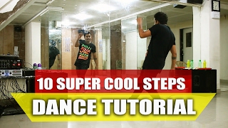 10 Simple Super Cool Dance Moves For Beginners  Dance Tutorial  Footsteps  Part 1 [upl. by Tedie]