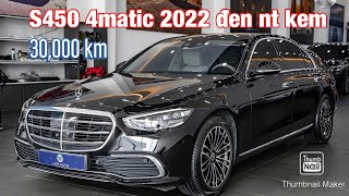 S450 4matic 2022 màu đen nội thất kem cực đẹp tại H3T Auto [upl. by Auqinahs]