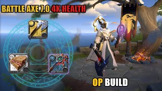 BATTLE AXE 70 4K HEALTH PART 1  CHEAP BUILD  HIGH PROFIT  MIST PVP  ALBION ONLINE [upl. by Amathiste743]