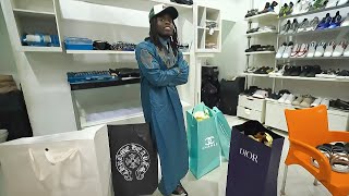 Kai Cenat Goes Shopping in Nigeria [upl. by Amehsat]