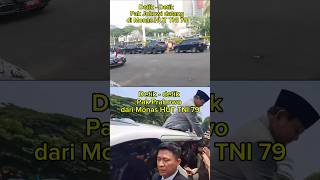 DETIK  DETIK PAK PRABOWO dan PAK JOKOWI DI MONAS HUT TNI KE 79 youtubeshorts feedshorts [upl. by Salohcin833]