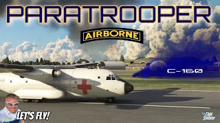 C160 Airborne Paratrooper Training At Coningsby Airbase Microsoft Flight Simulator XBOX  MSFS2020 [upl. by Muslim]