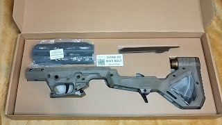 Sru Precision SARB15 bullpup chassis for airsoft Marui MWS gbbr part 1 [upl. by Heath]