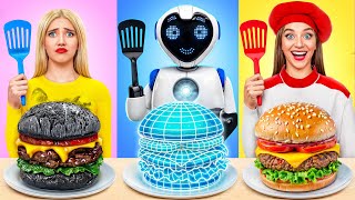 Me vs Grandma Cooking Challenge with a Robot  Fantastic Food Hacks by Multi DO Smile [upl. by Aradnahc]