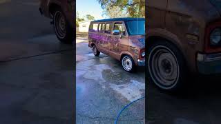 Driveways full of vans vanning classic motorcycle dodgevan fordvan chevyvan [upl. by Mordy]