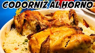 Codorniz al Horno Receta Exquisita  Gloria en la Cocina [upl. by Alletneuq]