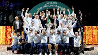 Davis Cup Finals 8 teams who have qualified for the knockout stages ft defending champions Italy [upl. by Desdamona859]