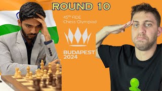 Chess Olympiad 2024 Recap Round 10 INDIA vs USA [upl. by Wernsman]