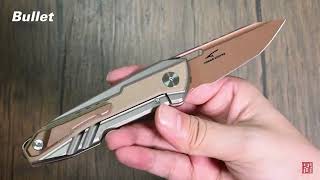 Introducing the Bullet Knife The Ultimate EDC Pocket Knife [upl. by Kaete]