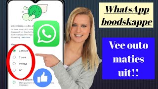 Hoe om WhatsAppboodskappe outomaties uit te veenuwe opdatering 2024 [upl. by Atrim]