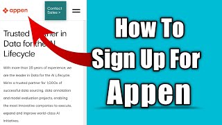 How To Sign Up on Appen  Appen Registration Step By Step [upl. by Friend946]