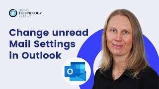 How to change unread mail settings in Microsoft Outlook [upl. by Niessuh956]