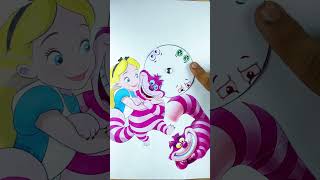 Which one is real Cheshire Cat 🐱  Alice wonderland viral shorts cheshire [upl. by Novelc]