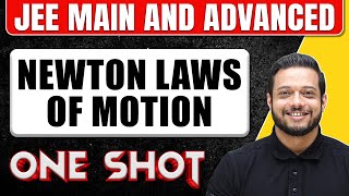 NEWTON LAWS OF MOTION in One Shot All Concepts amp PYQs Covered  JEE Main amp Advanced [upl. by Ynnep]