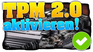 TPM 20 aktivieren Windows 11 TPM 20 aktivieren im BIOS Unter AMD  Intel für PC und Laptop [upl. by Ahseenyt699]