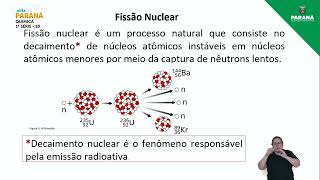 2022  Resumo da Aula  1ª Série  Química  Aula 10  Reações Nucleares  Fissão e Fusão Nuclear [upl. by Garey492]