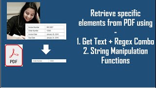 Extract specific elements from a PDF using Regex and String Manipulation [upl. by Shawn]