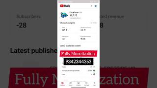 🤍Fully Monetization Channel For Sale  Low Price  YouTube Channel For Sale Tamil trustmetamilan [upl. by Enened]