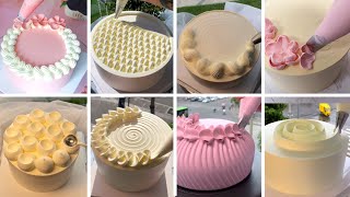 DID YOU KNOW THESE PIPING TRICKS Nozzle Design for a CAKE  💫❣️ [upl. by Ycul]