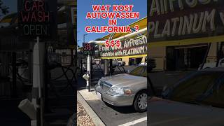 Auto wassen in Amerika California  Wat Kost Het [upl. by Neerahs]