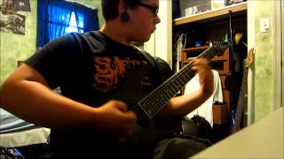 recreant guitar cover with sweeps [upl. by Pillsbury]