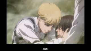 Mikasa kills Eren  Armin sees Eren’s head and cries  Attack on Titan Final Season Part 3 Ep2 [upl. by Roddie]