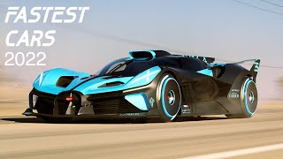 Top 10 FASTEST CARS In The World 2022 [upl. by Thorny]