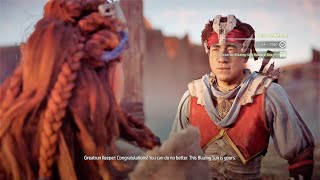 Horizon Zero Dawn  Parts Wrangling Trial Blazing Sun Gameplay 0047 [upl. by Riatsila]