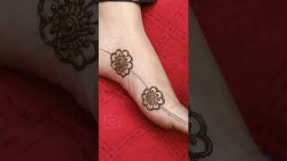 Mehandi design 👌🥰youtubeshorts mehndi reels [upl. by Eidissac]