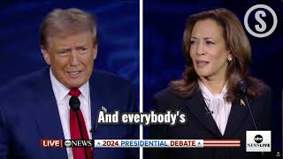 quotI’M TALKING NOWquot Donald Trump responds to Vice President Kamala Harris’s flipflopping record [upl. by Zetneuq84]