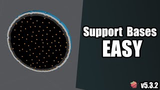 Support bases the EASY way  Lychee Projection Supports [upl. by Aitropal]