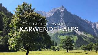 Hiking the Austrian Alps  Karwendel Alps Lalidererwand [upl. by Atiuqaj]