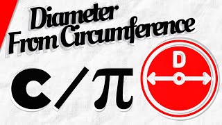 How to Find the Diameter of a Circle from Circumference [upl. by Heck101]