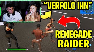 wir treffen OG RENEGADE RAIDER in der LOBBY und VERFOLGEN IHN Fortnite [upl. by Nathalia613]