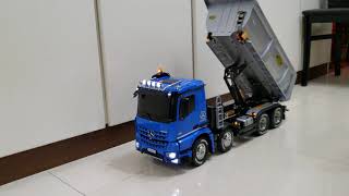 TAMIYA 56366 114 MercedesBenz Arocs 8X4 TIPPER TRUCK1 [upl. by Torrell]