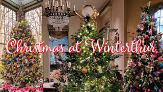 Christmas at Winterthur  Grand American Mansion Tour 🥹🎄🏠🎁 [upl. by Ahsotan759]