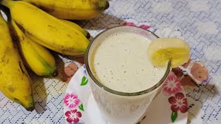 banana smoothie । banana drink। [upl. by Ihskaneem]