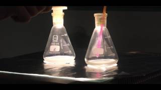 LIGHT INDUCED RADICAL SUBSTITUTION OF BROMINE ON HEXANE [upl. by Meehyrb491]