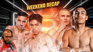 ☎️ Vergil Ortiz Survives 2 Knockdowns  Win 👀Angelo Leo Ices Venado to Win Title🔥Weekend Recap [upl. by Eudoca]