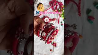 Handmade jewellery ytshorts reels jewellery fabricjwellery handmade shorts [upl. by Artinak]