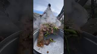 Wild Game Cooking cooking forest fire food nature outdoors [upl. by Arobed801]