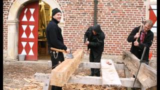 Seminar Historische Holzbearbeitung auf Schloss Raesfeld Restaurator im Handwerk [upl. by Knute178]