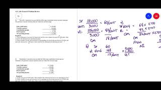 ACC 202 Exam 2 Problem Review [upl. by Damle80]