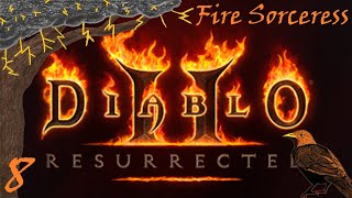 StormcrowOne  754  Diablo II  HARDCORE Fire Sorceress 8  Normal [upl. by Adnilema]