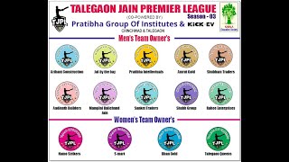 Talegaon Jain Premier League  Season  3  Live wala  8975466584 [upl. by Klarika57]