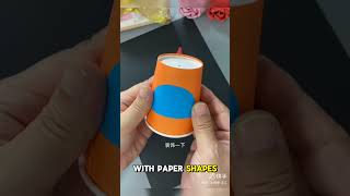 quotHow to Make a Flying Paper Helicopter from a Paper Cup in 60 Seconds [upl. by Delcina203]