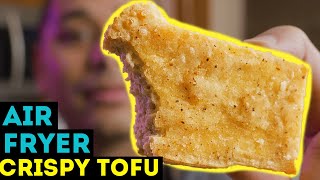 CRISPY TOFU Recipe in the NinjaAIR FRYER [upl. by Burnham]