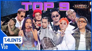 Tổng hợp live stage TOP 9 chất lừ bước vào chung kết Rap Việt Mùa 3  Playlist Rap Hay Nhất 2023 [upl. by Aket]