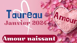 Taureau Amour Janvier 2024  amour naissant [upl. by Maupin]