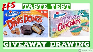 Caramel Ding Dongs Unicorn Cupcakes and Giveaway Drawing [upl. by Omlesna]